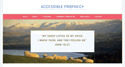 Desktop Screenshot of accessibleprophecy.com