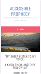 Mobile Screenshot of accessibleprophecy.com